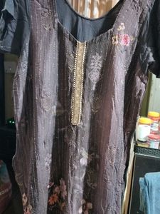Floral Print Kurti Pant Set