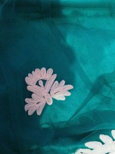 New One Emerald Green Embroidered Anarkali