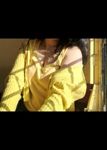 Warm Sunshine Yellow Knit Top......winter perfect.