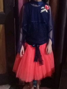 Party Wear Poucho Style Dress