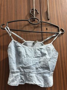 Denim Crop Top