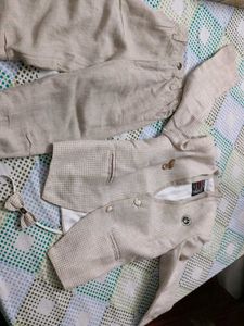 Traditional Coat Pant Bow Set