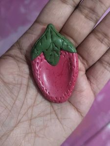 Strawberry Worry Stone 🍓