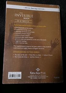 Book - The Invisible Man By HG Wells