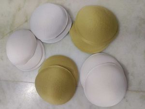 Bra Cups - White &amp; Beige