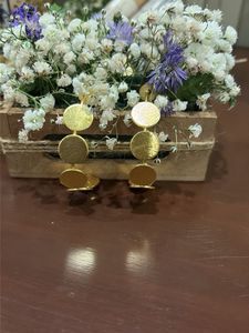 Gold Tone Dangle Earrings