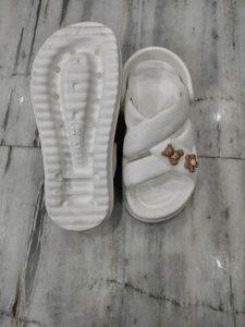 Cute White Bear Sandals