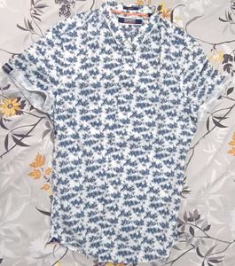 Superdry Printed White Beachwear Shirt
