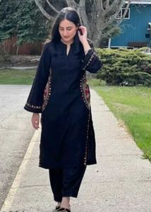 Black Kurta Set
