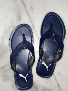 Puma Blue Flip Flops