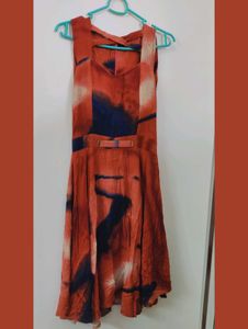 Rust And Blue One Piece