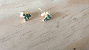 Light Blue Triangle stud Earring