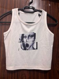 Mona Lisa Graphic Tank Top