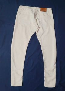 Slim White Pant