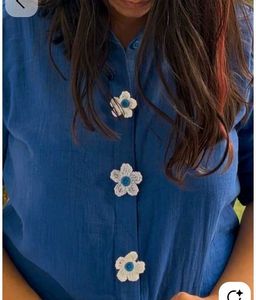 Handmade Crochet Button Accessories