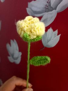 ✨🌼 Beautiful Handmade Crochet Yellow Flower