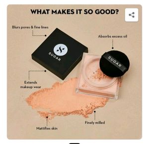 SUGAR SET THE TONE TINTED POWDER -15 CAPPUCCINO