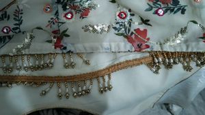 Floral Print Layered sharara Set