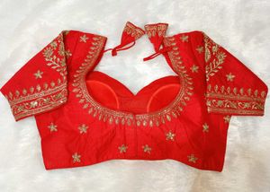Red Sabyasachi Blouse