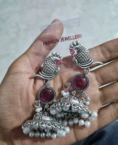 Beautiful Purple Earings 💜😍