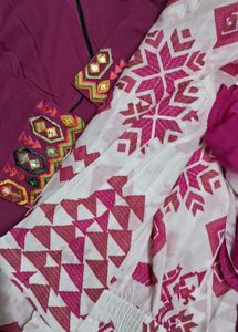 Pink Elegant Sharara