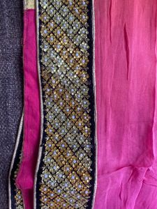 Double Shaded Pink Saree