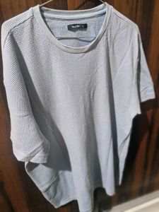 Zudio L  OVER SIZED Blue T-Shirt