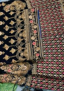 Pink Embroidered Lehenga Chunni♥️🌹