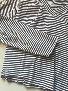 Striped V-Neck T-Shirt