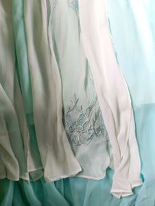 Chinese Summer Style Embroided Hanfu Dress