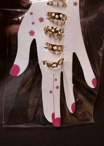 Combo Of 5 Adjustable Rings