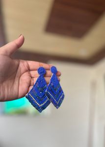 Blue Authentic Handmade Earring