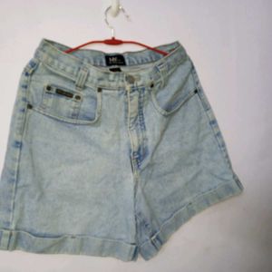 Denim Short For Womens