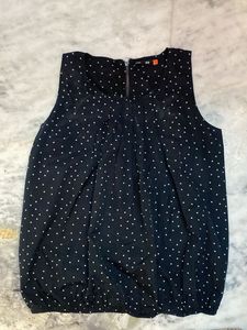 Polka Dot Sleeveless Top