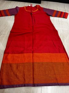 Red/Marron Kurti For Your Daily Wear