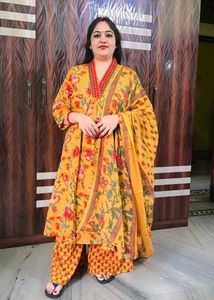 Kurta With Dupatta And Bottom wear