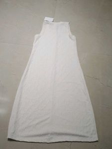 Brand New Cream Sleevless Dress