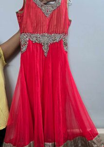 Elegant Pink Anarkali Kurta