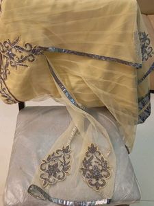 Elegant Ethnic Gown--Sleeves attached