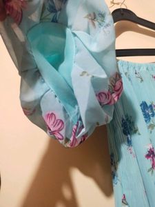 Floral Print Midi Dress XL size