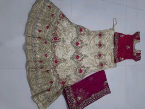 Stone Work Hydrabadi Lehanga