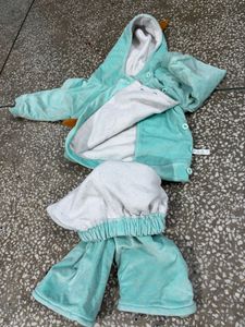 two pieces of boys winter warm sets