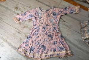 Floral Kurta Set (Sharara)
