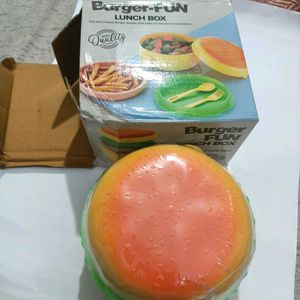 Burger Fun Lunch Box