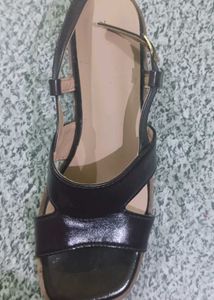Brown Heeled Sandals
