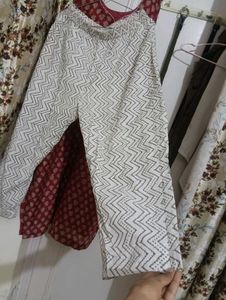 Printed Kurti Set With Pant