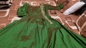 Elegant Green Ethnic Gown