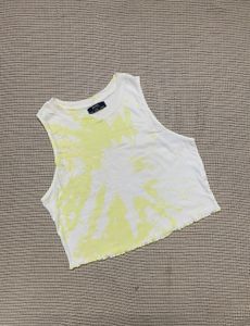Bershka Tie-Dye Crop Top