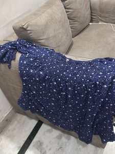 Starry Night Blue Girlish Top