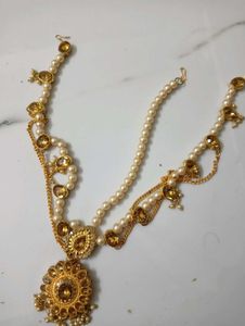 Earning And Mangtika+Tiara Set